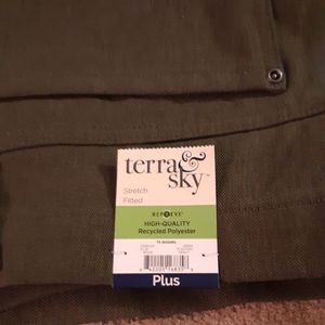 Terra & Sky Army Green Jeggings